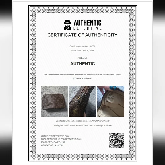 Louis Vuitton Brown Signiture Mono 23 Trousse Toiletry Bag (EUC)(COA)✨️🖤✨️ - Picture 16 of 16